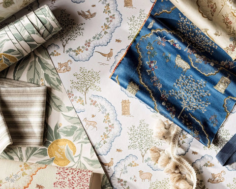 Sanderson Wildflower Meadow Brocade Pearl