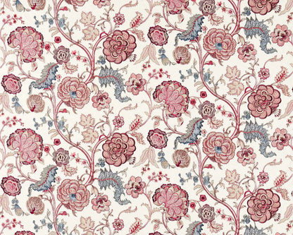 Sanderson Rose Salisbury Embroidery Crimson