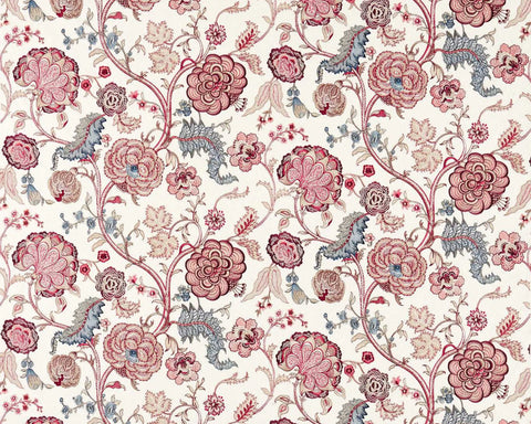 Sanderson Rose Salisbury Embroidery Crimson