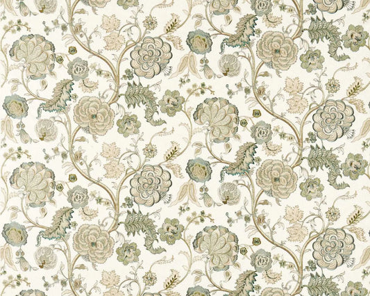 Sanderson Rose Salisbury Embroidery Yew Green