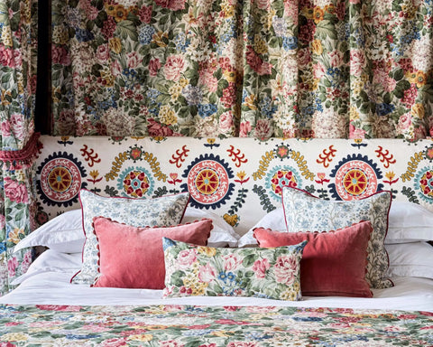 Sanderson Annabel`s Suzani Embroidery Mineral/Gritstone