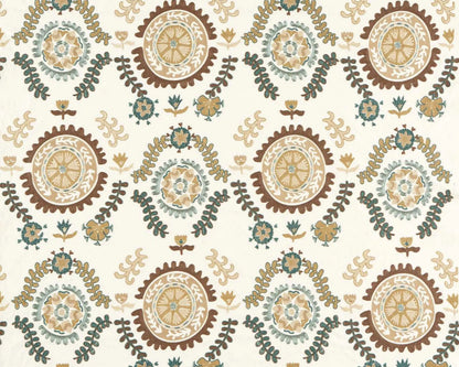 Sanderson Annabel`s Suzani Embroidery Mineral/Gritstone