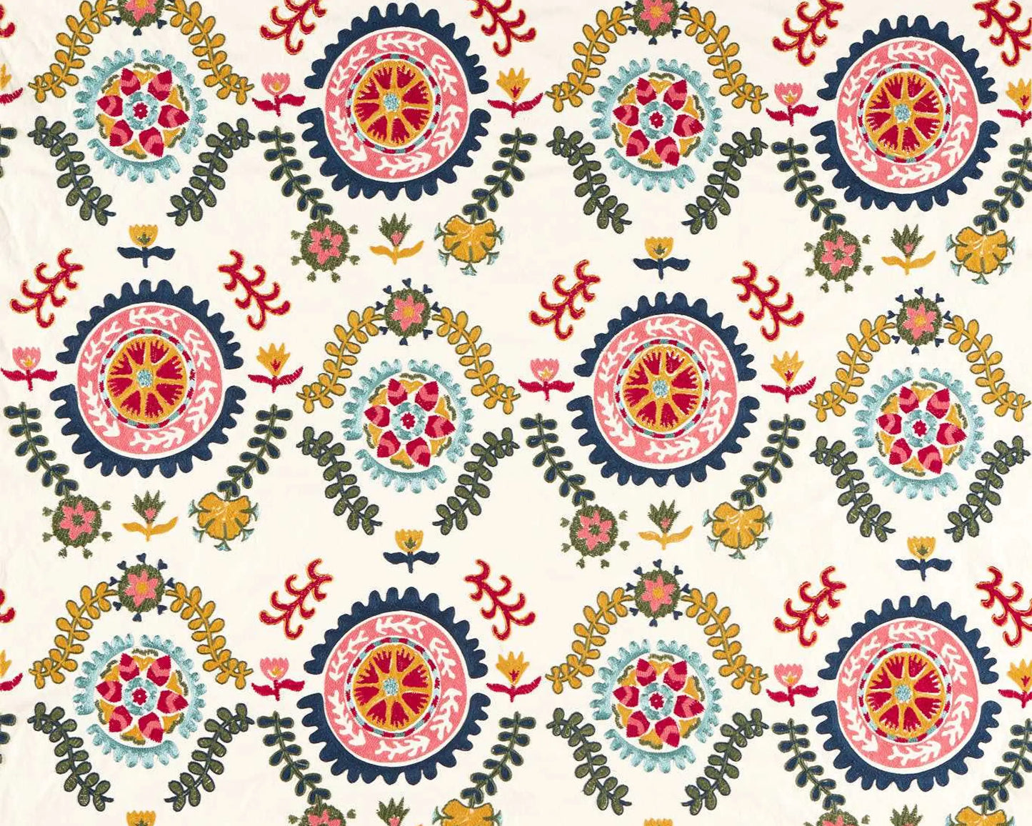 Sanderson Annabel`s Suzani Embroidery Sapphire/Ruby