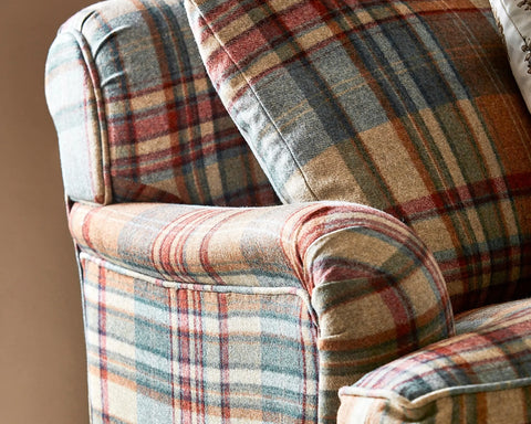 Sanderson Bryndle Check Russet/Amber