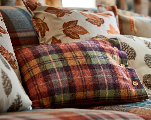 Sanderson Fenton Check Grey/Cinnamon