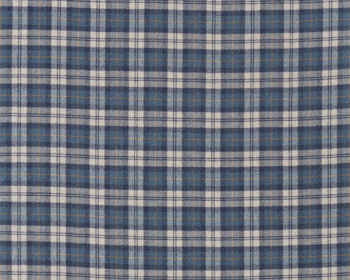 Sanderson Fenton Check Indigo/Stone