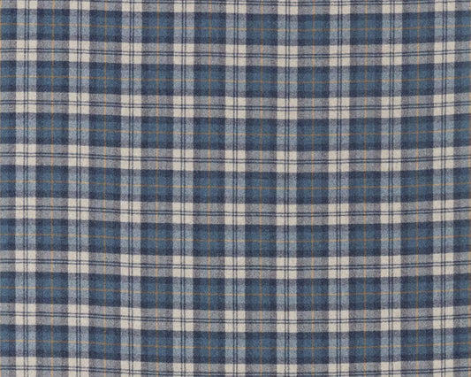 Sanderson Fenton Check Indigo/Stone