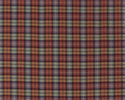 Sanderson Fenton Check Russet/Amber