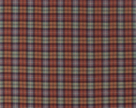 Sanderson Fenton Check Russet/Amber