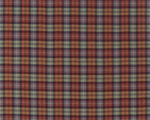 Sanderson Fenton Check Russet/Amber