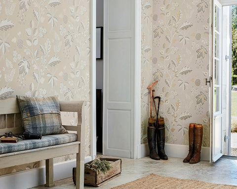 Sanderson Samphrey Check Indigo/China