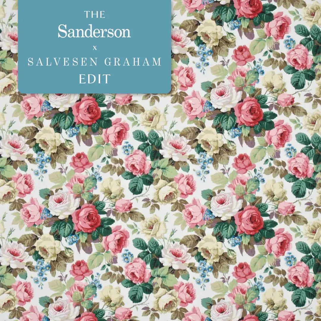 Sanderson Chelsea White/Pink