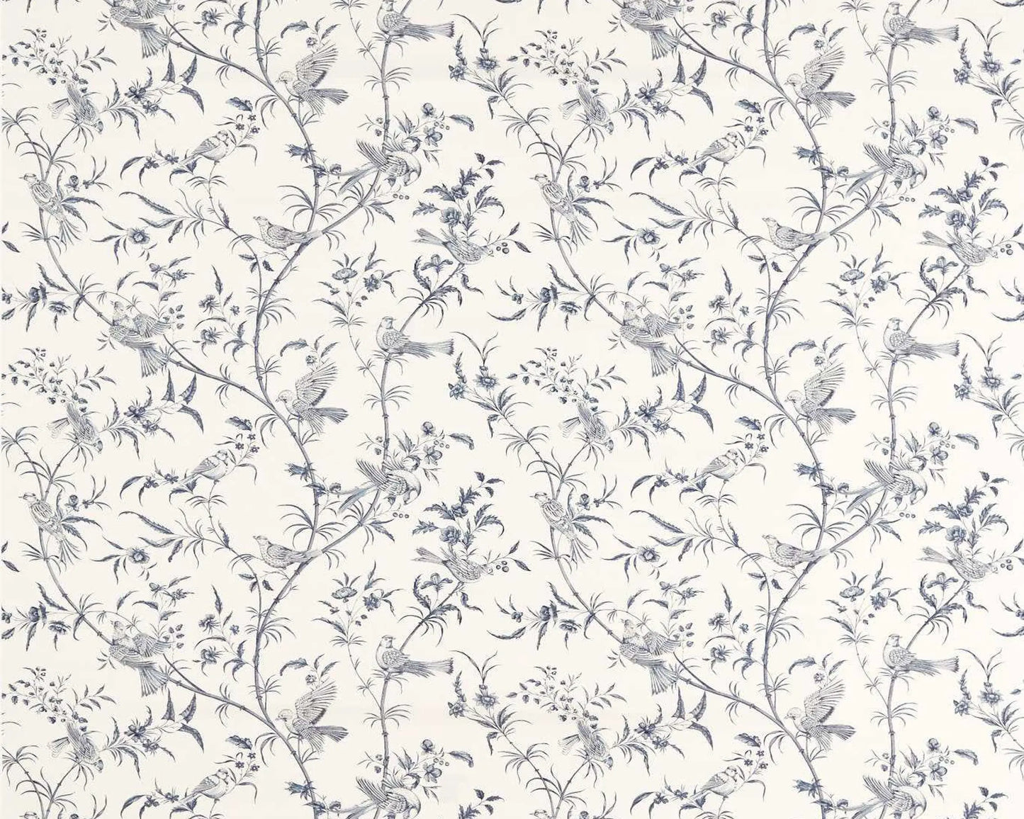 Sanderson Paradise Woods Toile Woad