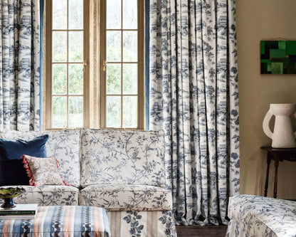 Sanderson Paradise Woods Toile Woad