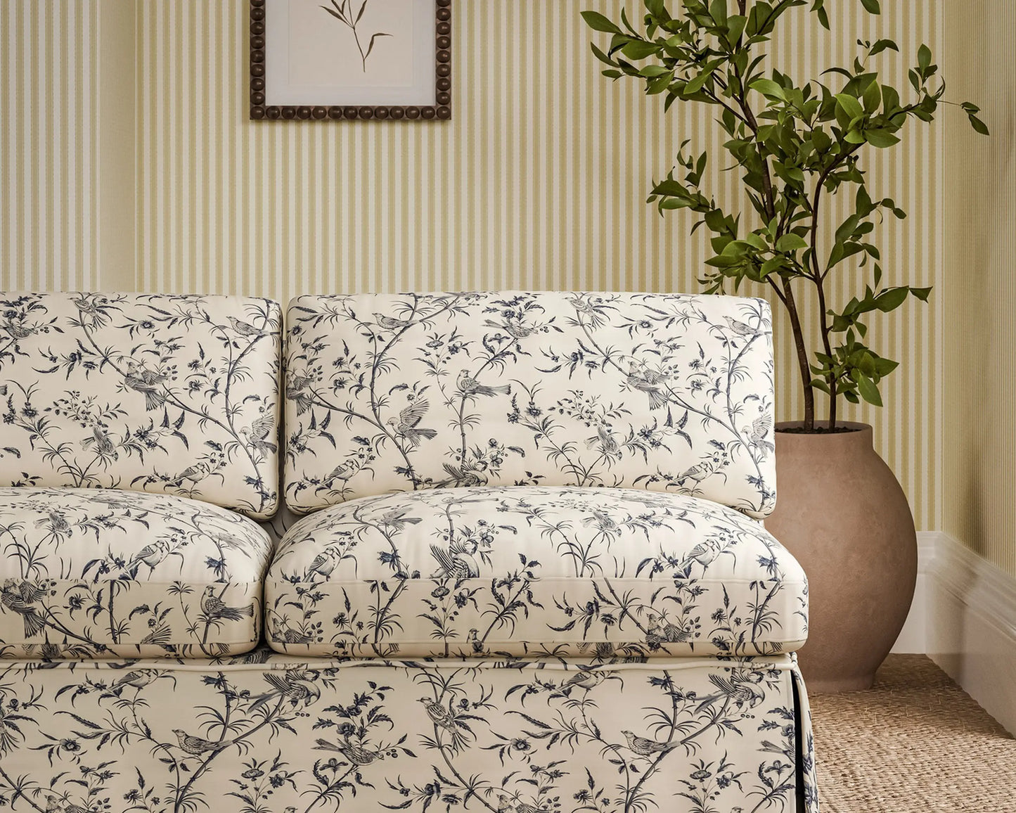 Sanderson Paradise Woods Toile Woad