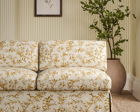 Sanderson Paradise Woods Toile Mustard