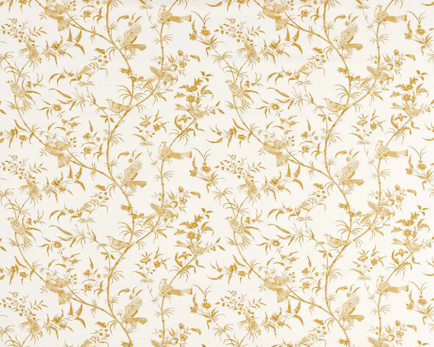 Sanderson Paradise Woods Toile Mustard