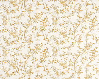 Sanderson Paradise Woods Toile Mustard