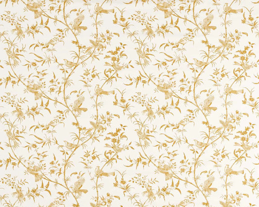 Sanderson Paradise Woods Toile Mustard