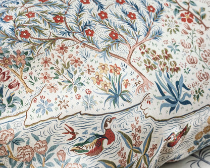 Sanderson Moat Birds Damson/Cobalt