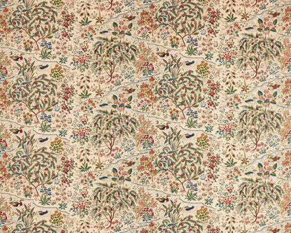 Sanderson Moat Birds Damson/Cobalt