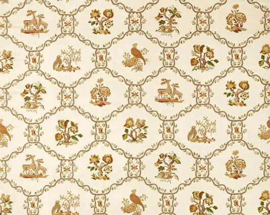 Sanderson Partridge & Pear Walnut/Harvest