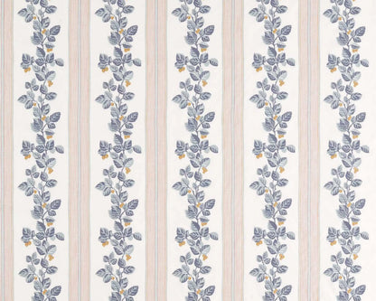 Sanderson Cobnut Stripe Porcelain/Blossom