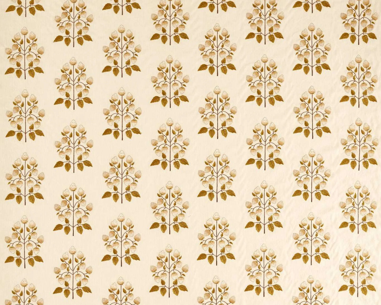 Sanderson Goldings Hops Lichen/White Blossom