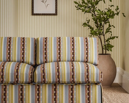 Sanderson Lutley Stripe Damson/Medlar