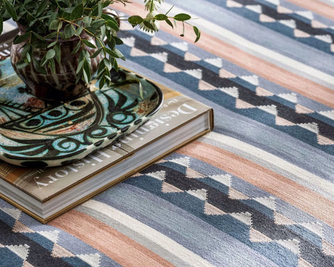 Sanderson Lutley Stripe Porcelain/Blossom