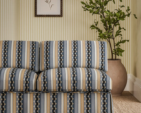 Sanderson Lutley Stripe Porcelain/Blossom
