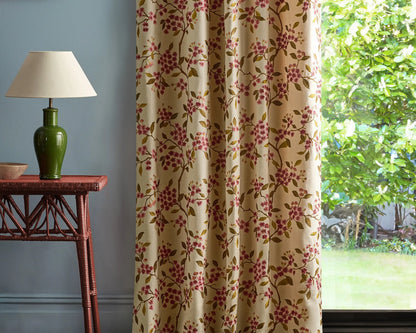 Sanderson Damson Blossom Madder/Olive