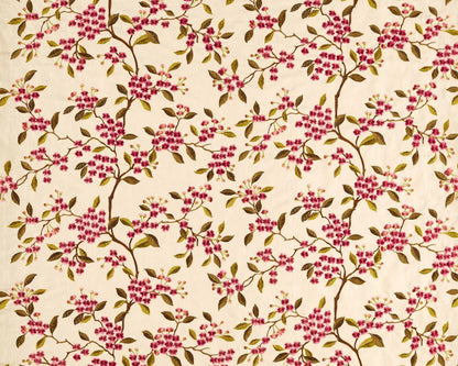 Sanderson Damson Blossom Madder/Olive