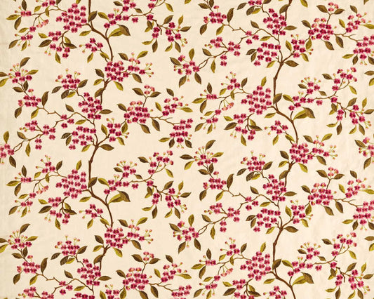 Sanderson Damson Blossom Madder/Olive
