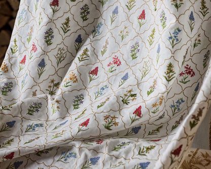 Sanderson Spring Meadow Embroidery Chintz
