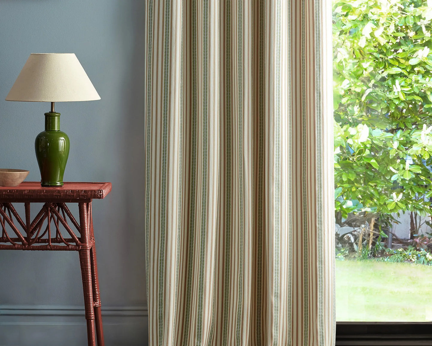 Sanderson Barneby Stripe Mallow/Olive