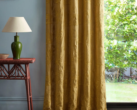 Sanderson Medieval Embroidery Mustard