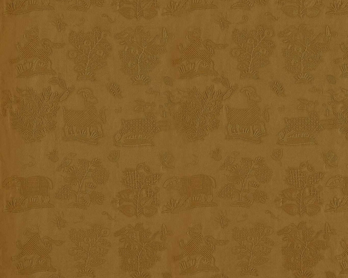 Sanderson Medieval Embroidery Mustard