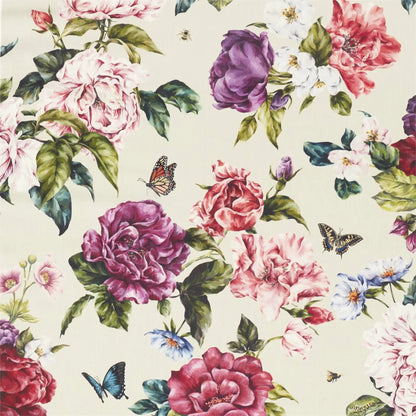 Sanderson Summer Peony Fuchshia/Rose
