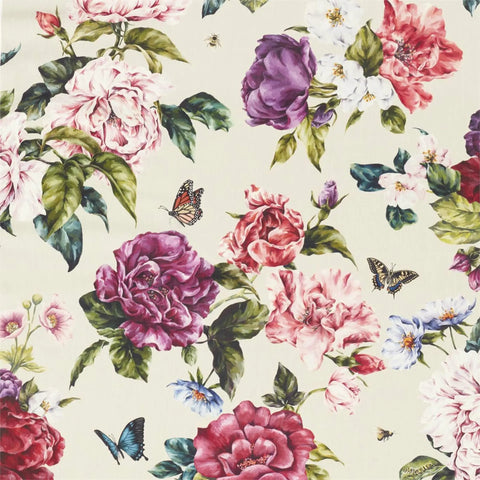 Sanderson Summer Peony Fuchshia/Rose