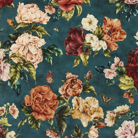 Sanderson Summer Peony Newby Green
