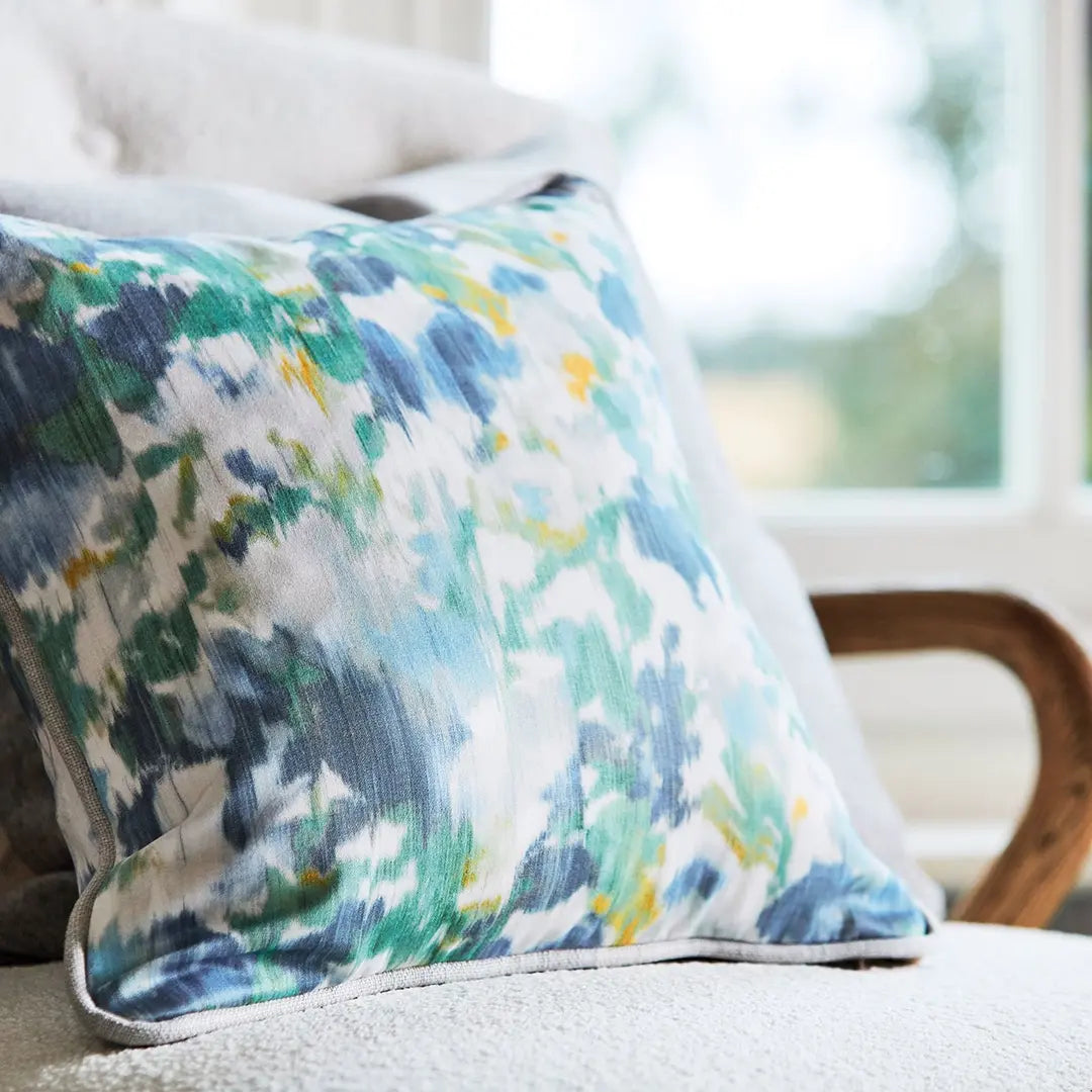 Sanderson Poet`s Garden Teal/Indigo