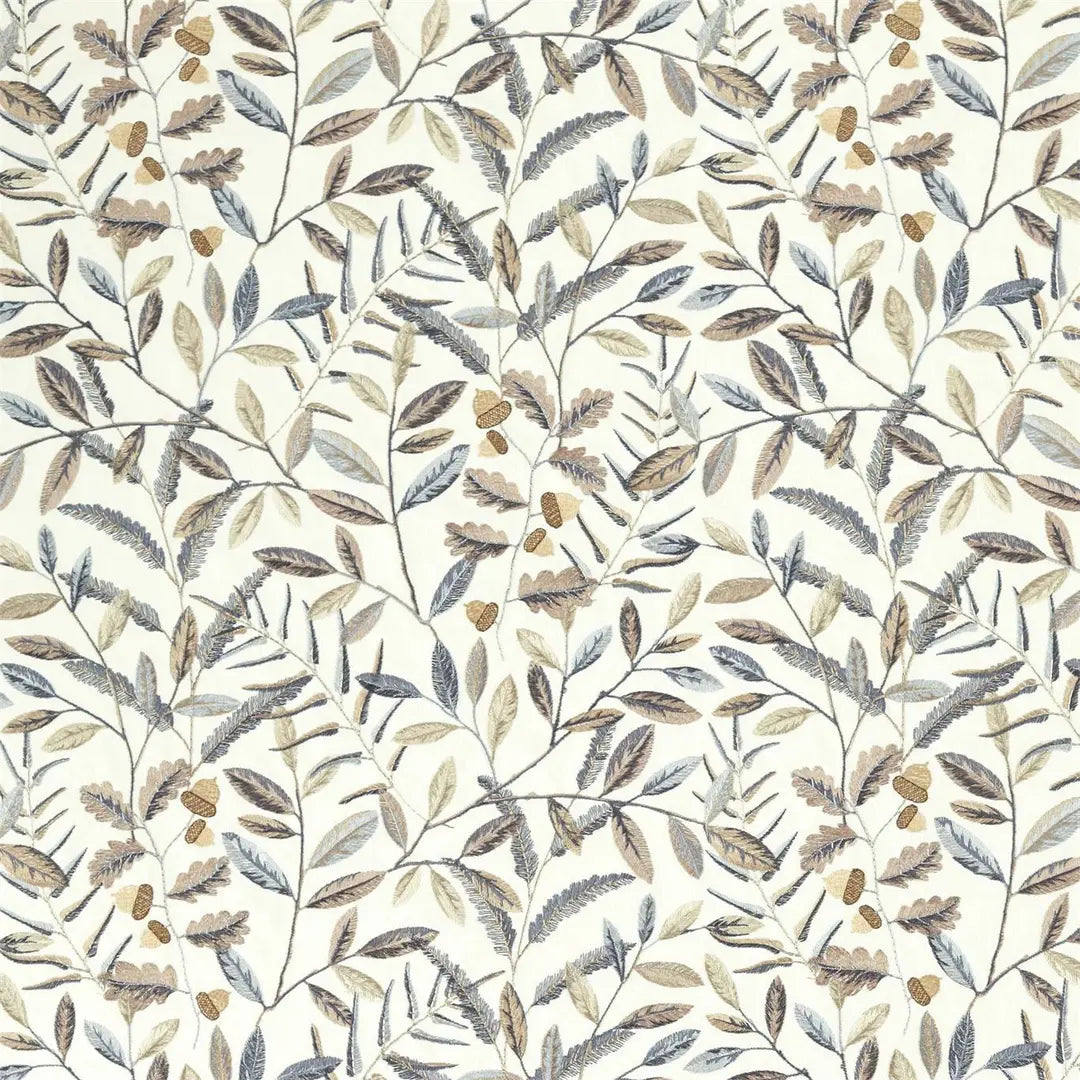 Sanderson Quercus Linen/ Steel Blue