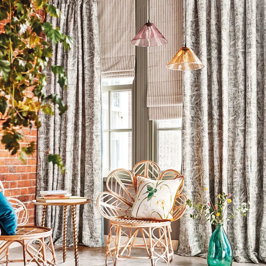 Sanderson Violet Grasses Moss