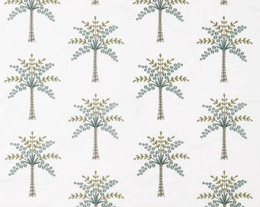Sanderson Palm Grove Embroidery