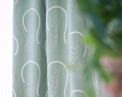 Sanderson Chamomile Trail Teal/Green