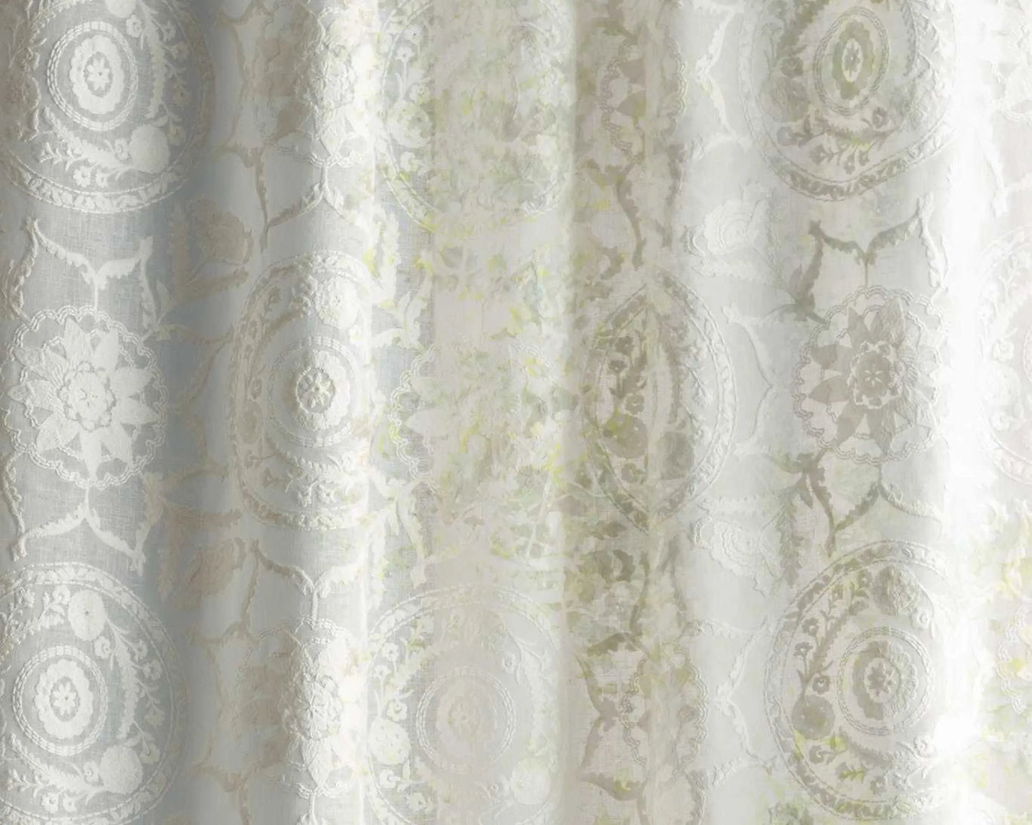 Sanderson Anthos Sheer Seaspray White
