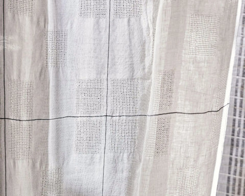 Sanderson Oceana Check Seaspray White
