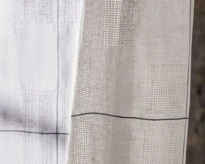 Sanderson Oceana Check Seaspray White