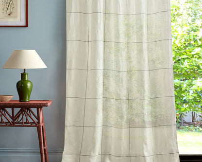 Sanderson Oceana Check Seaspray White